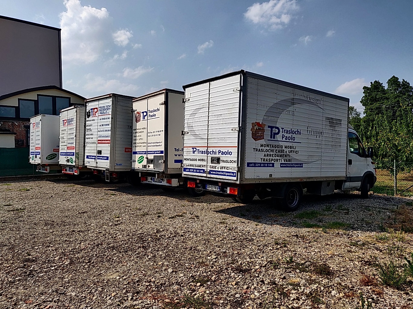 Noleggio camion con autista per traslochi